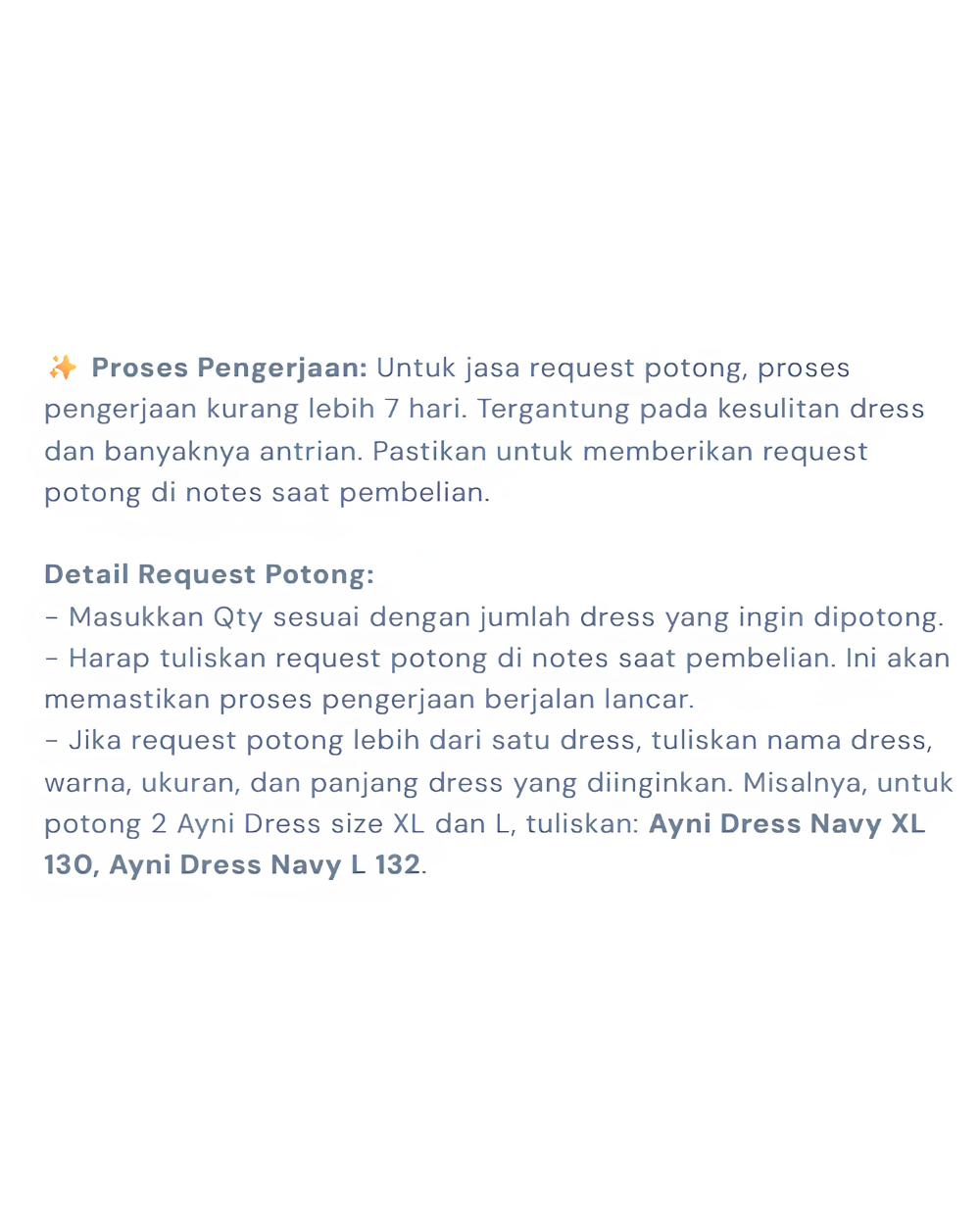Request Potong
