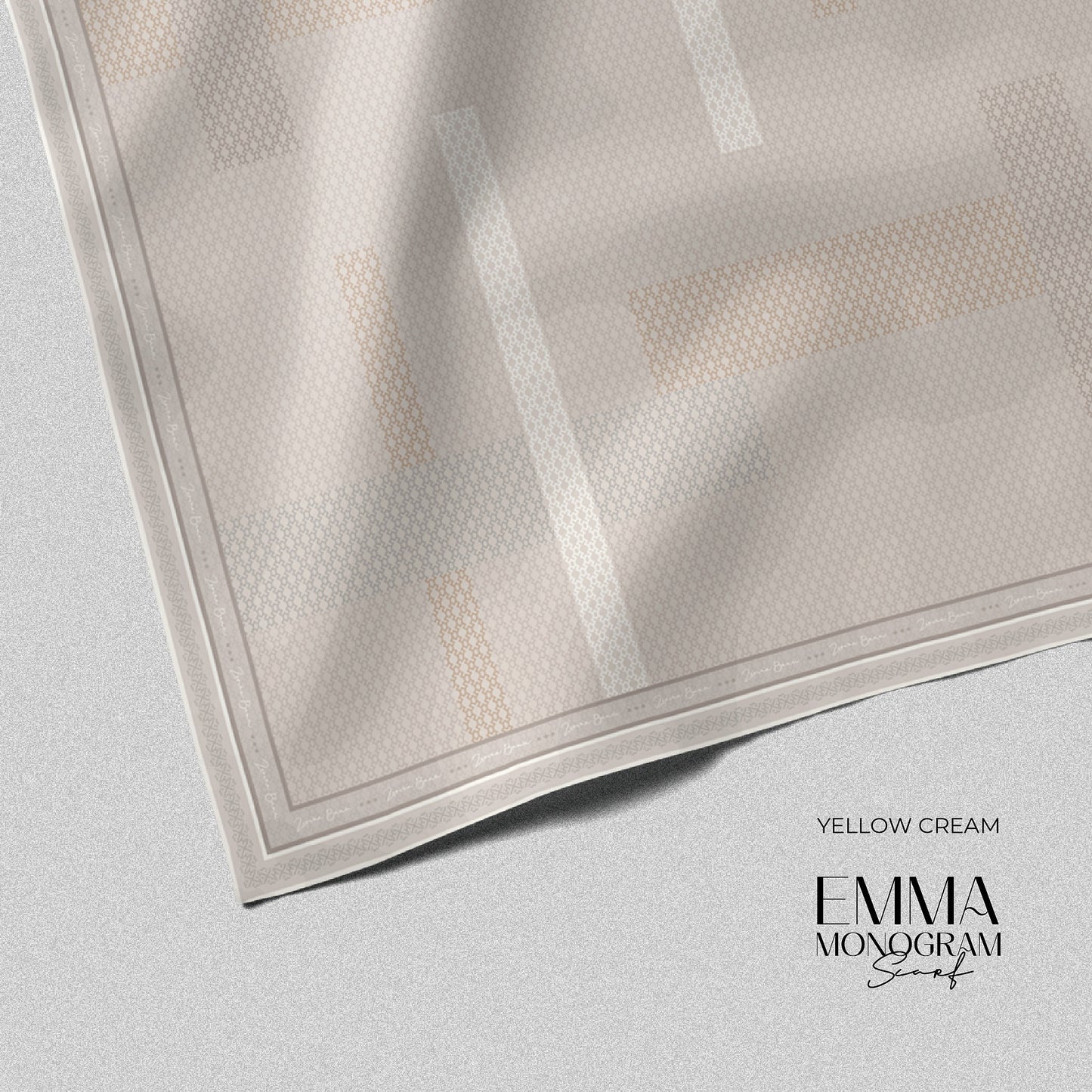 Emma Monogram Scarf