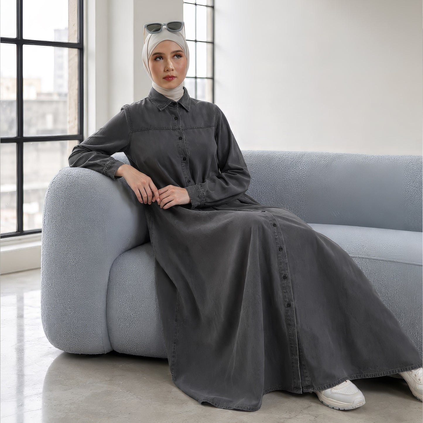 Farda Denim Dress