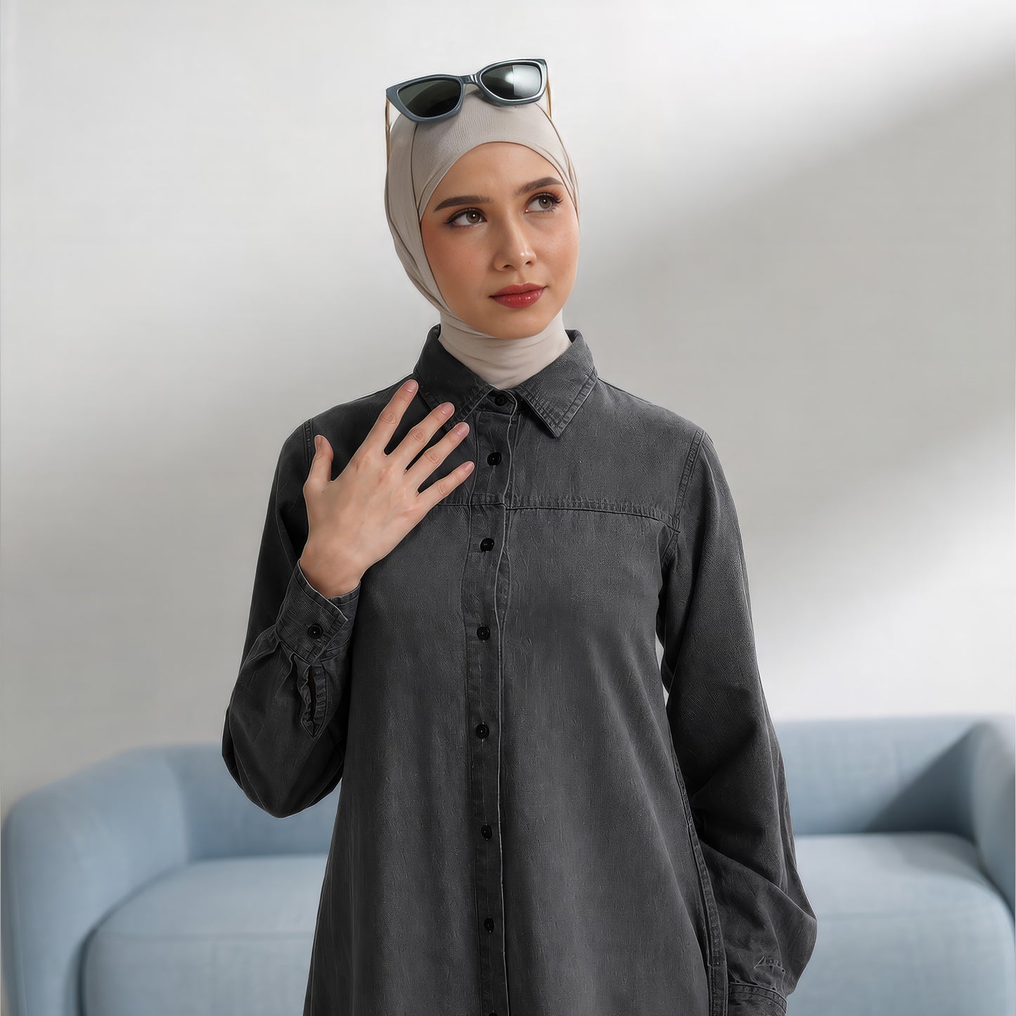 Farda Denim Dress