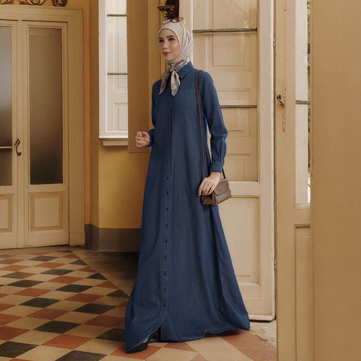 Farda Denim Dress
