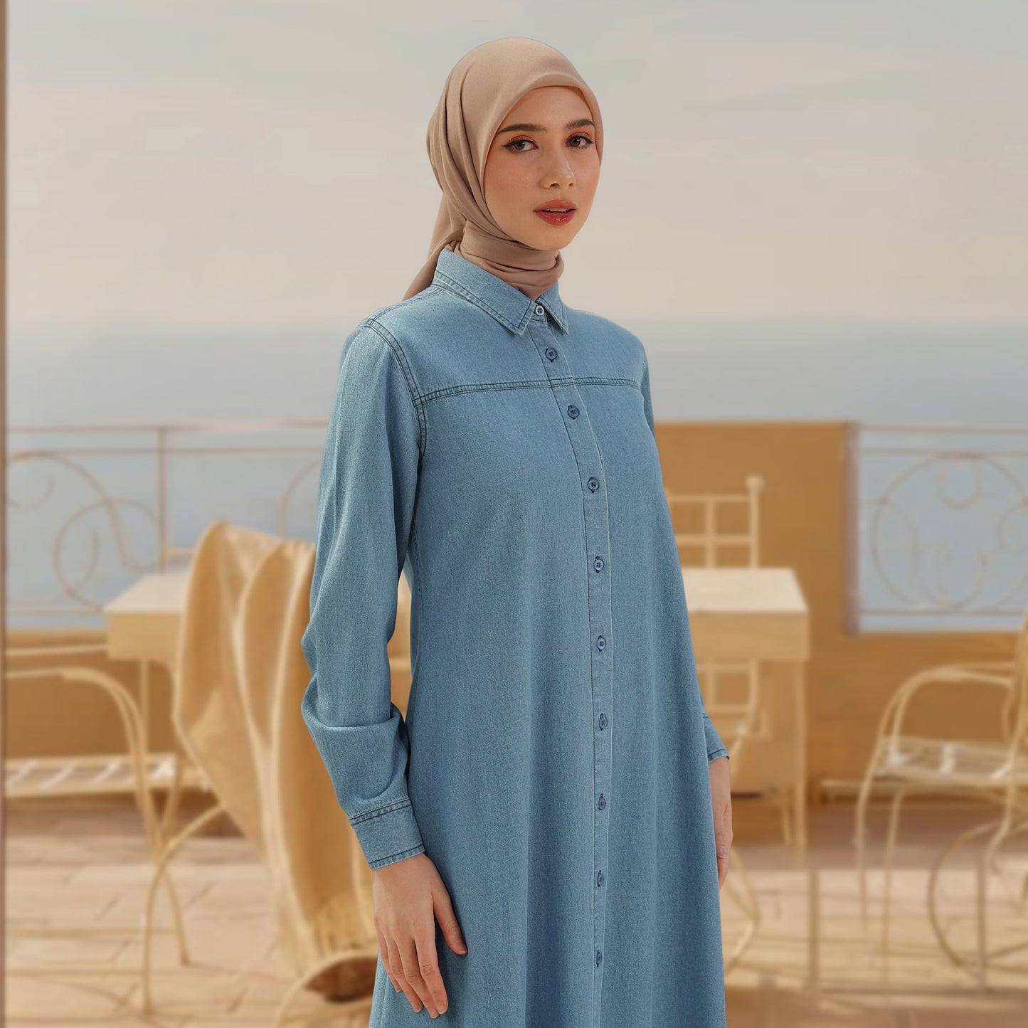 Farda Denim Dress