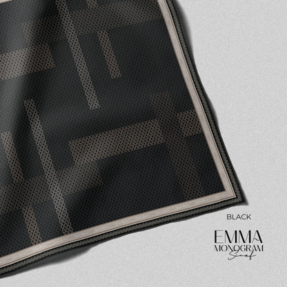 Emma Monogram Scarf