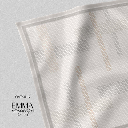 Emma Monogram Scarf