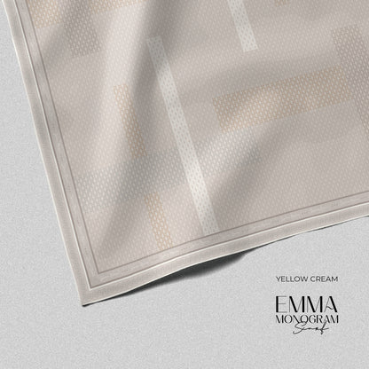 Emma Monogram Scarf
